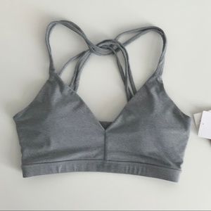 Mondetta Grey Strappy Sports Bra Size M